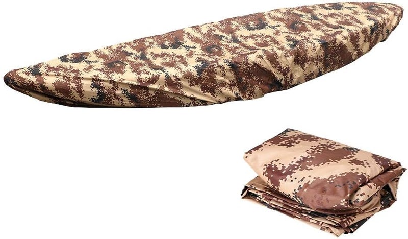 woobles Kayak Cover Canoe Storage UV Protection Camouflage Boat Cover - Image 1